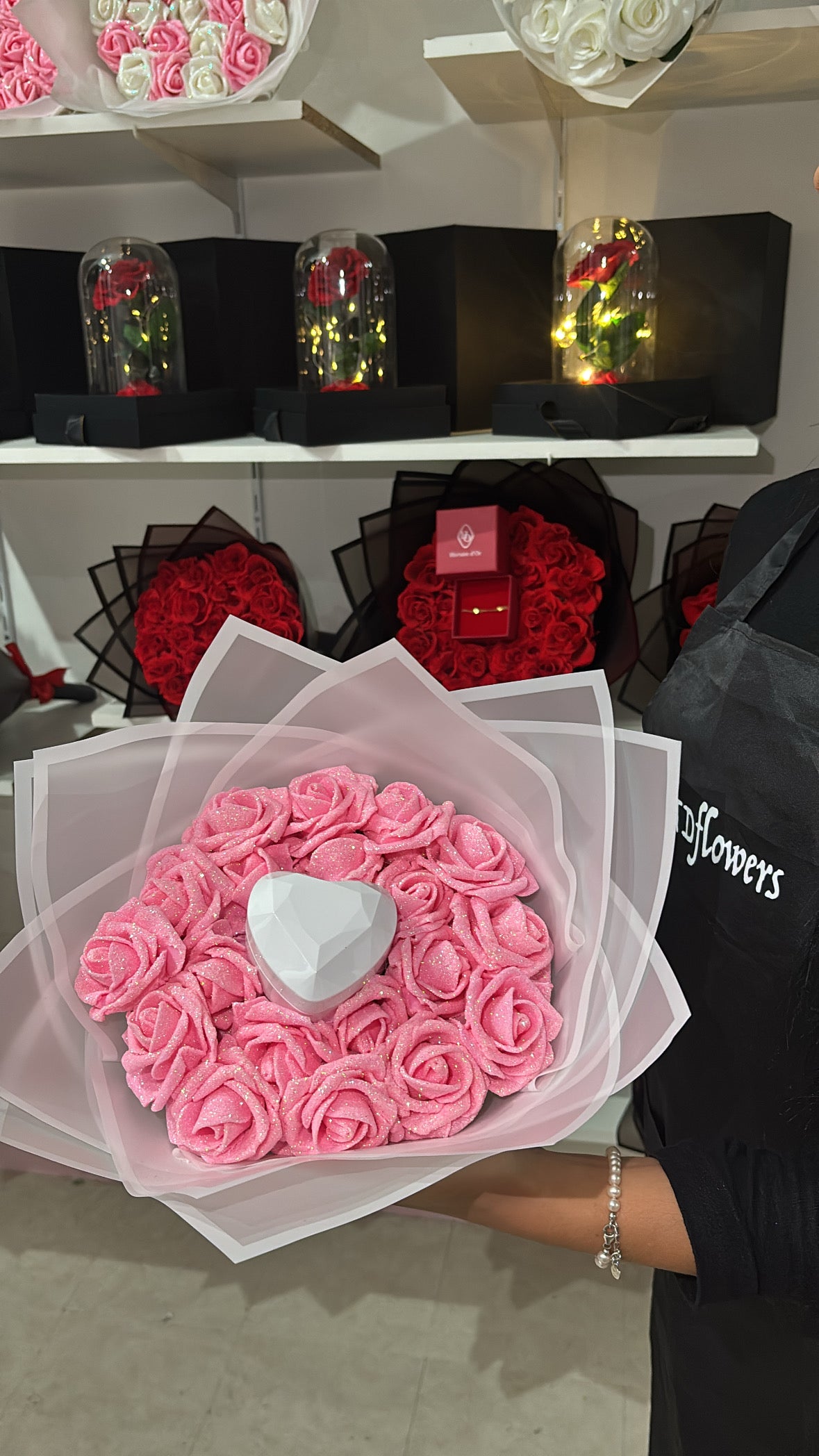 Bouquet cœur précieux ￼