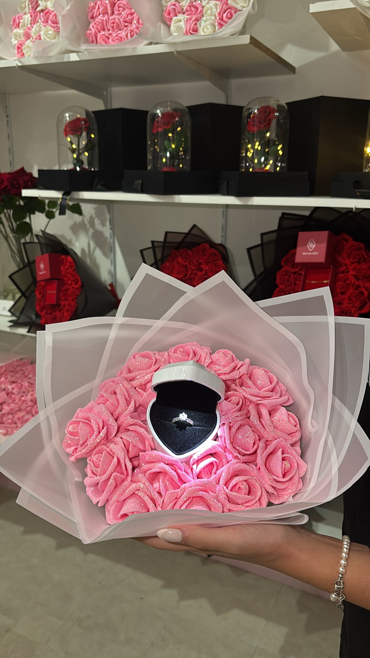 Bouquet cœur précieux ￼
